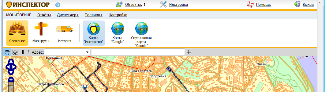 Запуск второй версии системы GPS мониторинга «Инспектор»